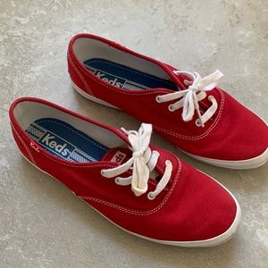 Keds red sneakers 7.5